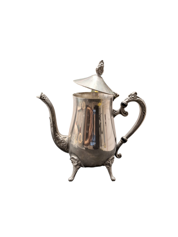 Antique Teapot Silver Vintagenia